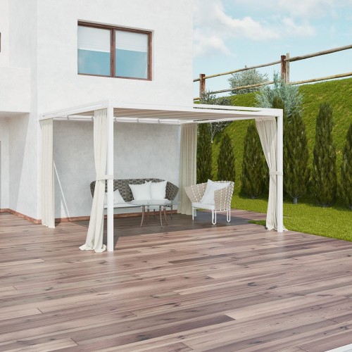 Nueva pérgola apoyada a la pared Bianca