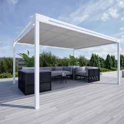 QEEQ.IT - Pergola Bianca Retrattile