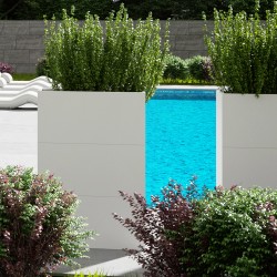 NOVIA Fioriere in Acciaio 80x44x120H