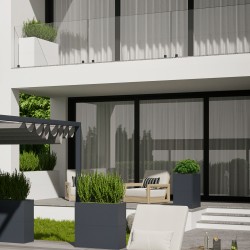 NOVIA Fioriere in Acciaio 80x44x80H