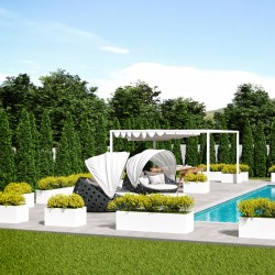 Novia Jardineras 80x44x40H