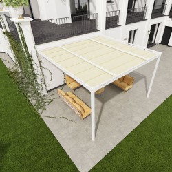 QEEQ.IT - Pergola Bianca Retrattile