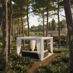 QEEQ.IT - Pergola Bianca Rétractable