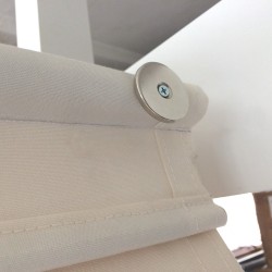 QEEQ.IT - Pergola Bianca Retrattile Addossata
